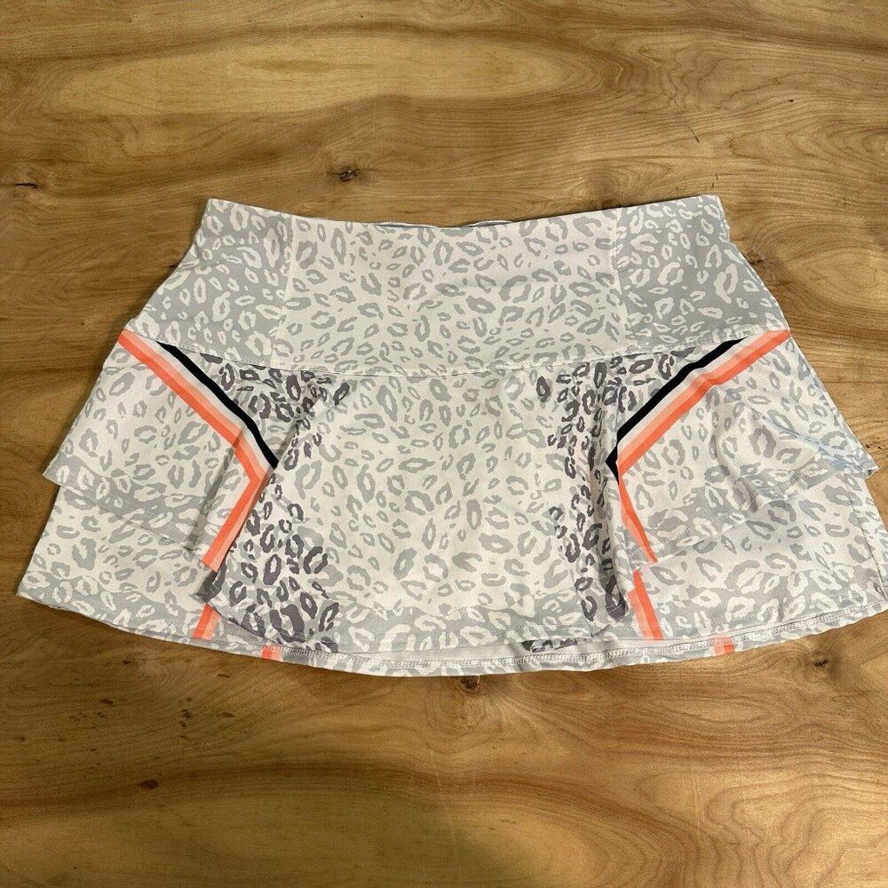 lucky in love Ladies Sz XL Tennis Golf pickleball skort Stretch pull on Animal